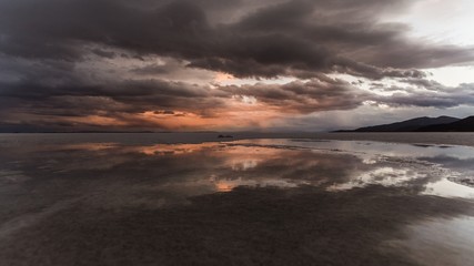 the stunning scenery of uyuni salt lake in bolivia