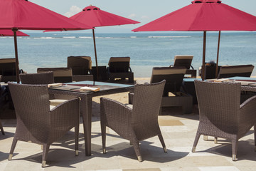 Restaurant on beach