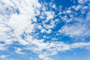 cloud in the blue sky abstract background