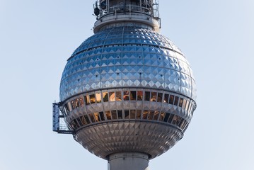 impressions of berlins city centre on a sunny day