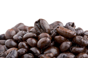 offee Bean with white background