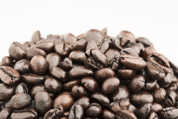 offee Bean with white background