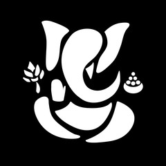 Ganesha or Ganesh, Hindu God symbol. - 87320141
