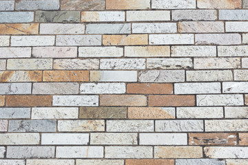 Colorful Brick pavement