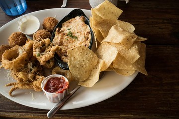 Fried sea food