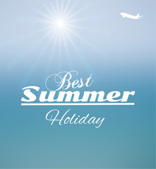 summer blurred seascape