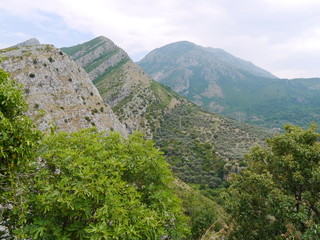 Fototapeta na wymiar Amazing view mountains Montenegro