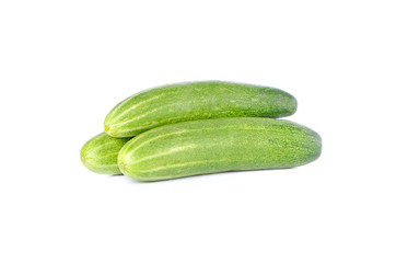 cucumber on white background