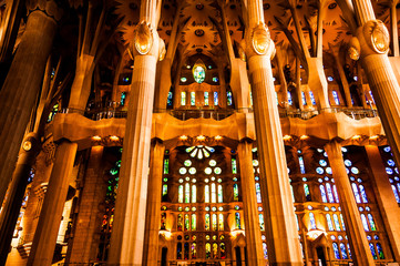 Sagrada Familia Interior © Paolo Gallo