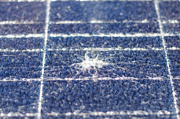 Broken solar panel - 87325359