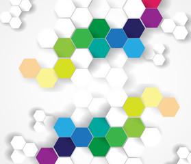 Abstract tech background. Futuristic technology interface. Vector