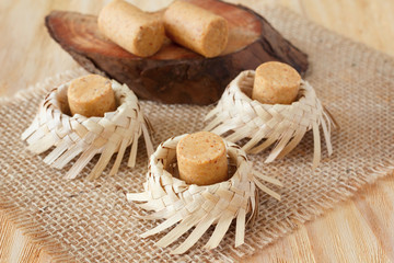 Pacoca - brazilian candy of ground peanut