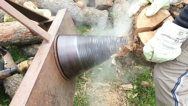 Conical Firewood Wood Log Splitter