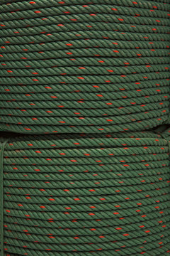 Nylon rope background, rope roll 