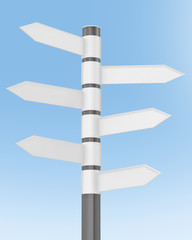 Cartelli stradali direzioni strade
