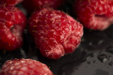 Heap of raspberry