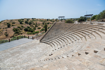Fototapeta na wymiar Ancient greek theatre, Kourion, Cyprus