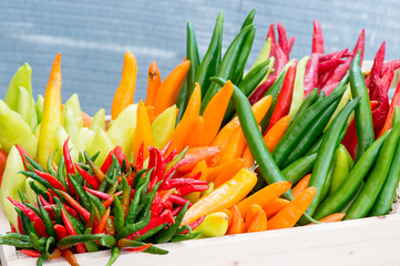 Chili Peppers in basket