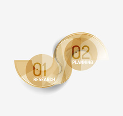 Business modern colorful geometric infographics