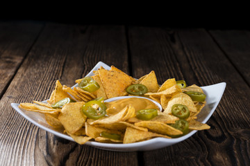 Nachos with Cheese Sauce