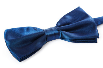 Blue bow-tie