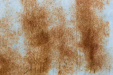 Rust texture as metal plate background.