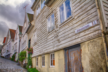Fototapeta na wymiar Las calles de Stavanger