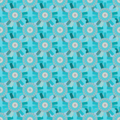 abstract floral seamless pattern