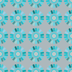 abstract floral seamless pattern