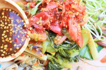 salad spicy young green sunflowers seedling - asia food
