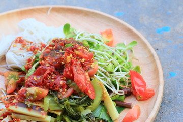 salad spicy young green sunflowers seedling - asia food
