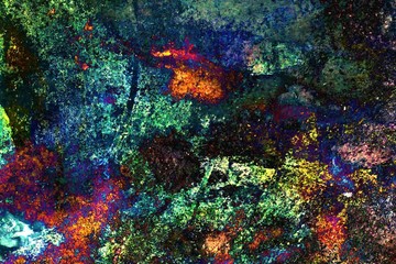 Abstract Painting with beautiful colors
