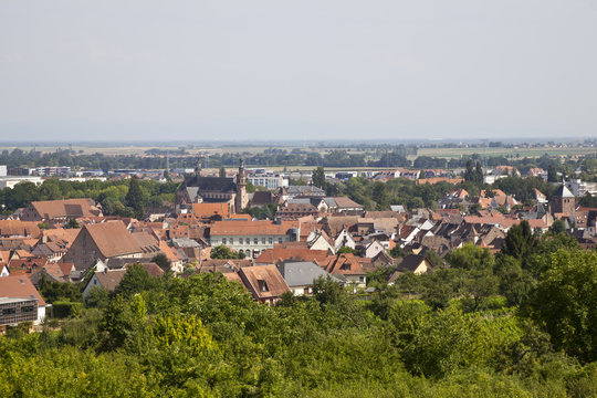 MOLSHEIM vue de haut 8979