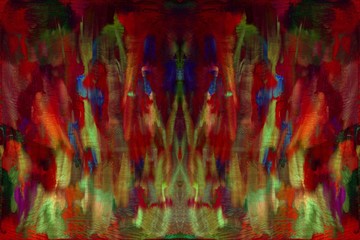 Abstract Painting with beautiful colors