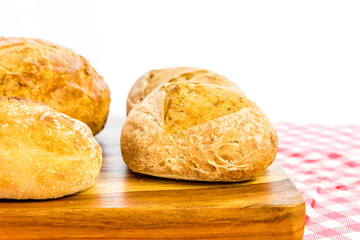 assortment of fresh baked breads