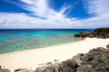 沖縄のビーチ・久高島・ウディ浜
