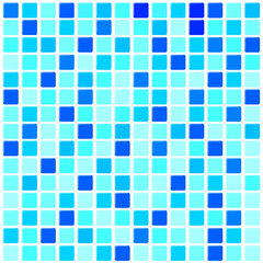 Vector illustration of ceramic mosaic background in swimming poo