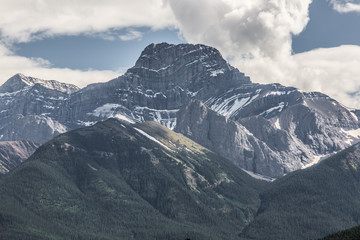 The peak peak and the snow