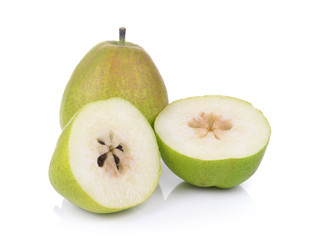 pears isolated on white background