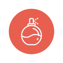 Perfume thin line icon