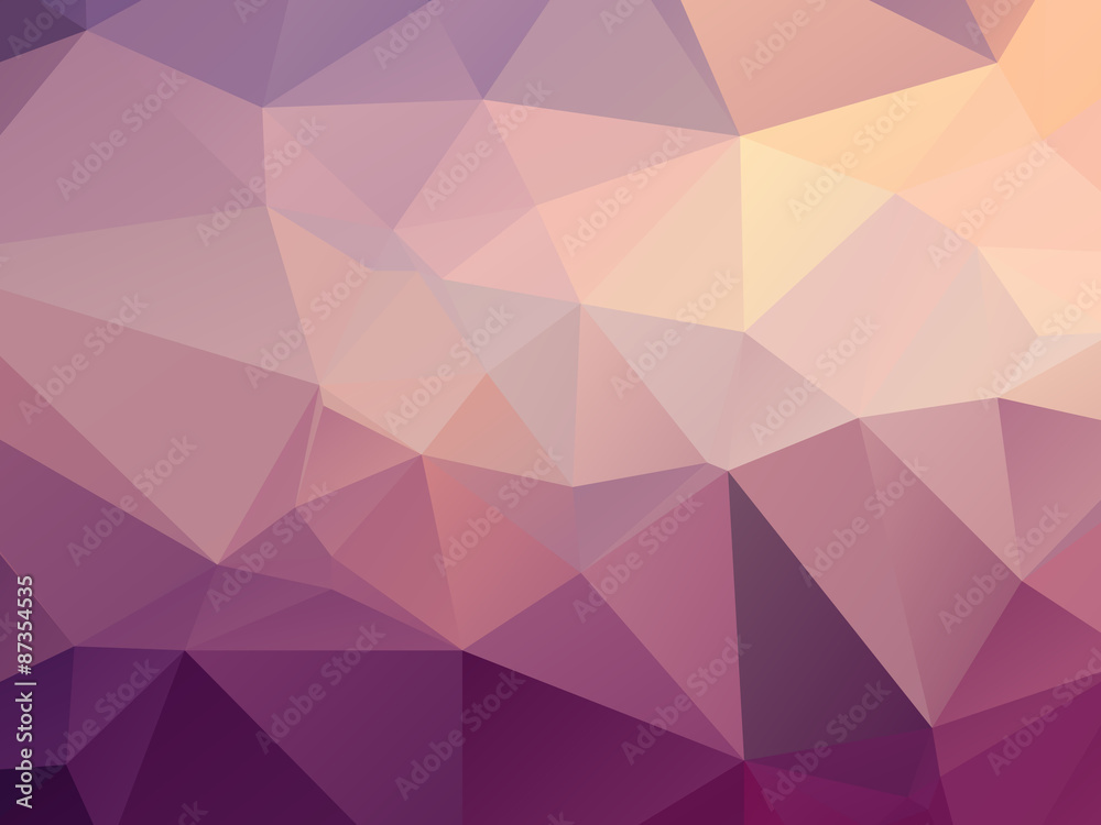 Wall mural Purple Background triangular triangle