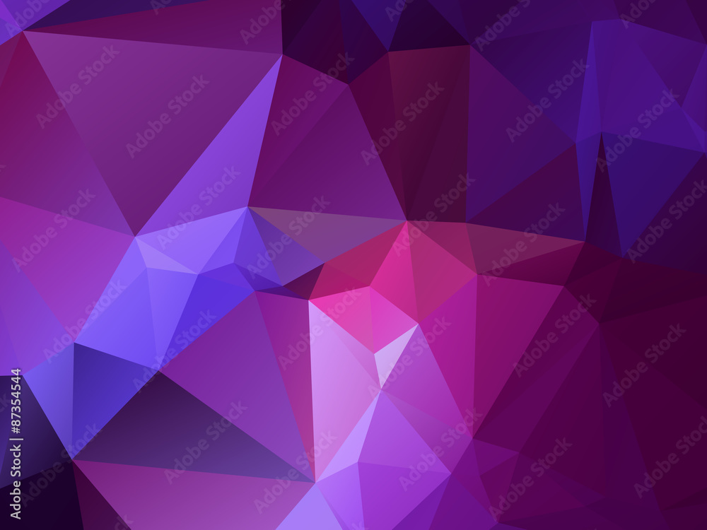 Wall mural purple background triangular triangle