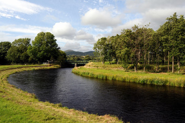 River Tryweryn at Bala in Snowdonia.