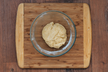 Ingredients for cake. Dough