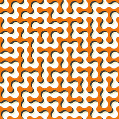 Maze. Seamless pattern. Vector illustration.
