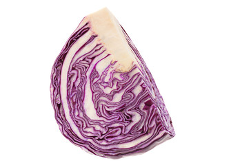 Fototapeta premium Purple cabbage part