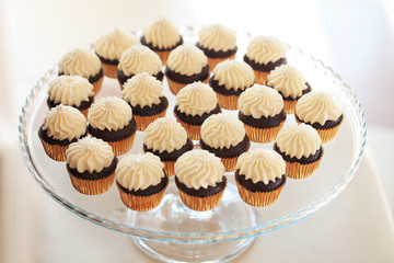 Cup-cakes close-up 