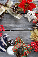 rustic christmas decoration