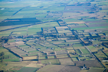 Aerial view of Taranaki