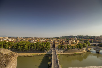 Fototapeta premium Aussicht über Rom